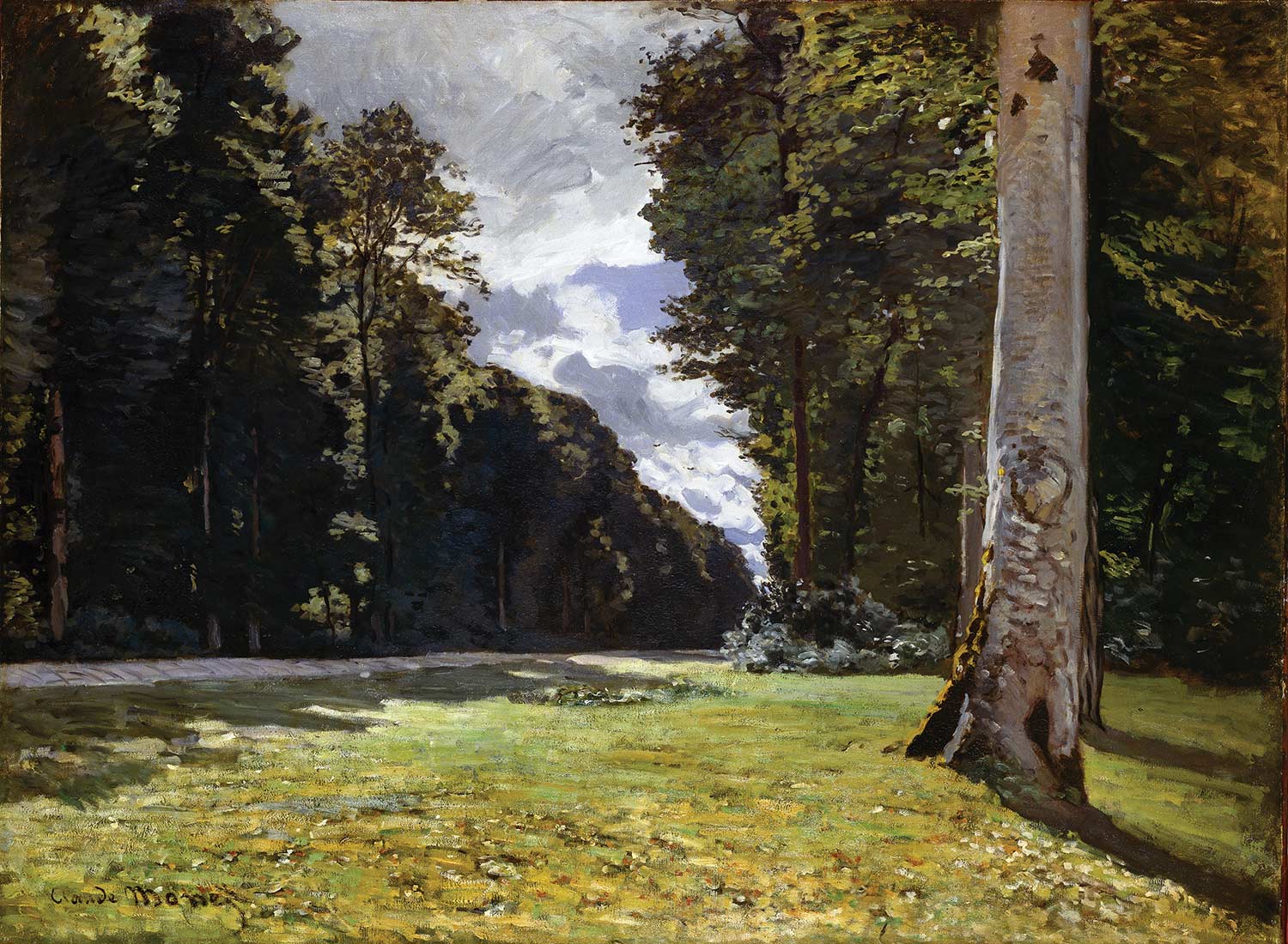 painting of trees