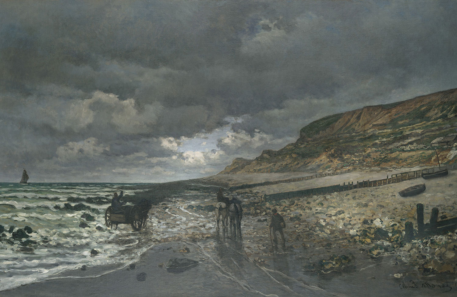 The Pointe de La Hève at Low Tide